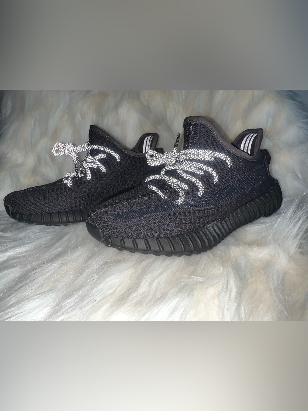 Authentic adidas Yeezy Boost 350 V2 “Black Non-Reflective” (FU9006)